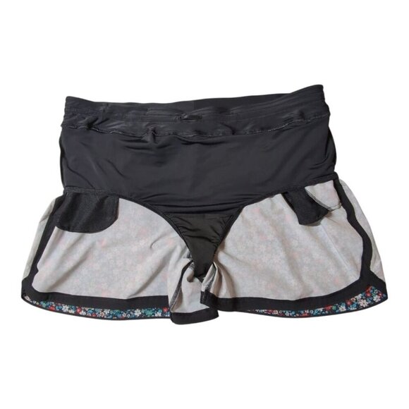 Lands End Board Shorts Floral Print Liner Lightweight Swim Beach Pool Women 26W - Picture 4 of 9